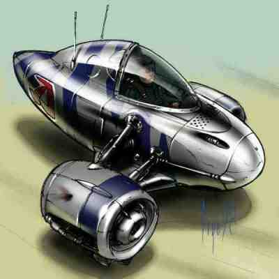 Ubrikkian Power Racer Land Speeder